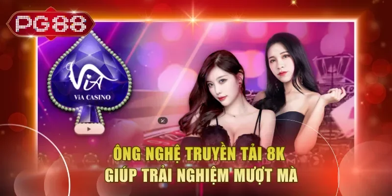 Công nghệ truyền tải 8K giúp trải nghiệm mượt mà